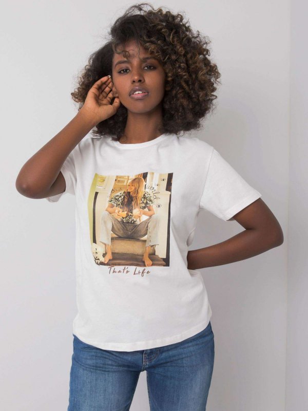 T-shirt-PM-TS-SS20HS152.06-biały rozmiar - L