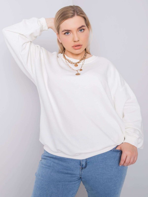 Bluza-RV-BL-6316.16X-ecru rozmiar - 2XL