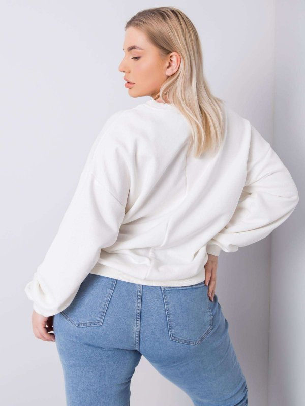 Bluza-RV-BL-6316.16X-ecru rozmiar - 2XL
