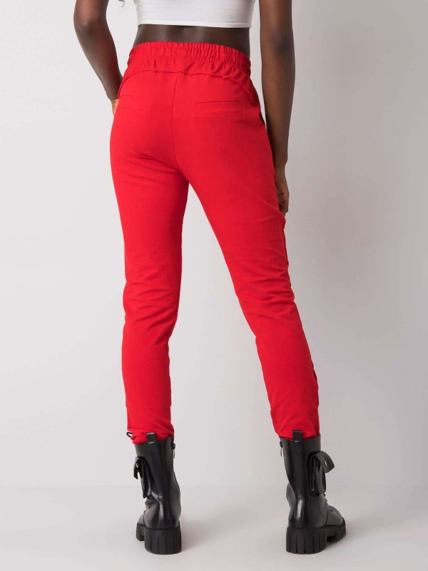 Spodnie dresowe-RV-DR-6437.18-czerwony rozmiar - XL