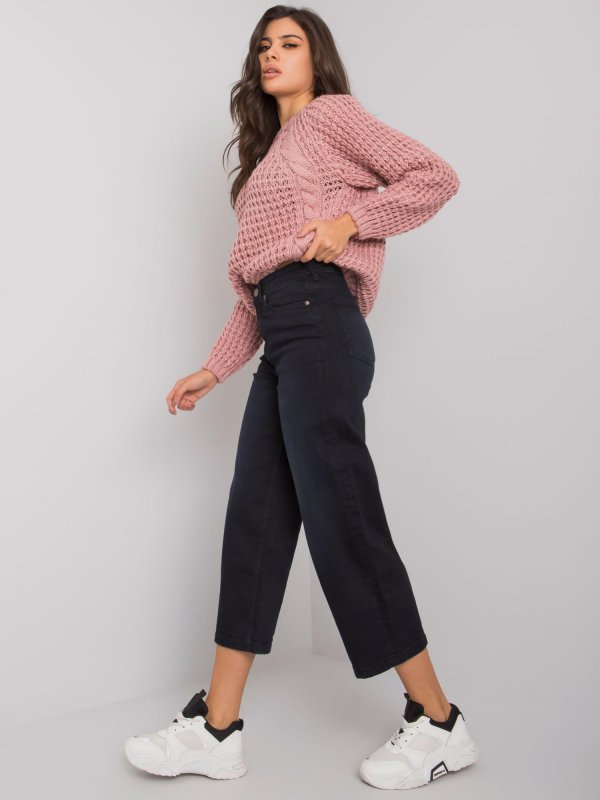 Spodnie jeans-D85038T62213B137-czarny rozmiar - S