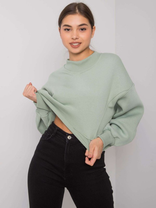 Bluza-RV-BL-6992.69-pistacjowy rozmiar - M