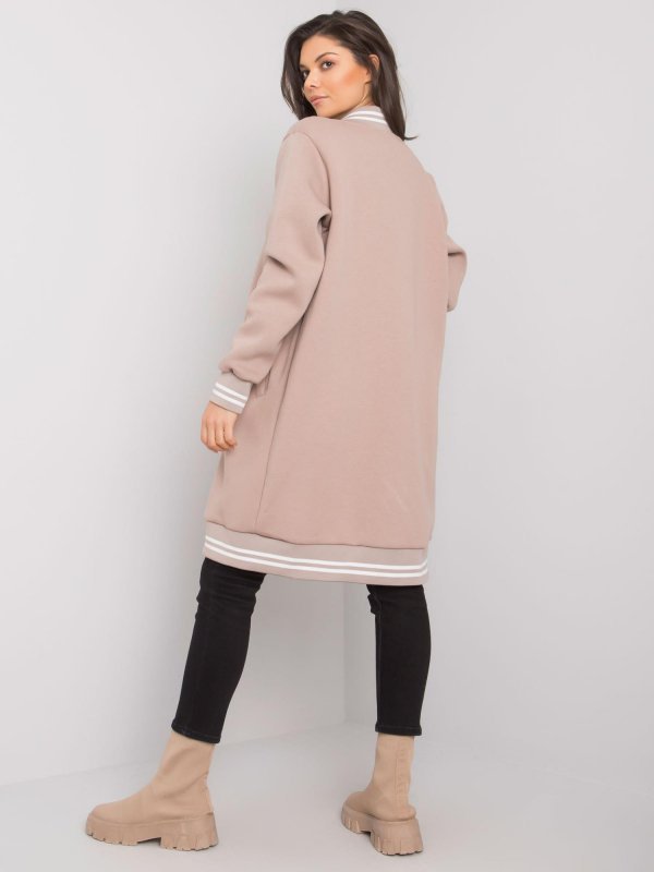 Bluza-RV-BL-7350.28-ciemny bezowy rozmiar - S/M