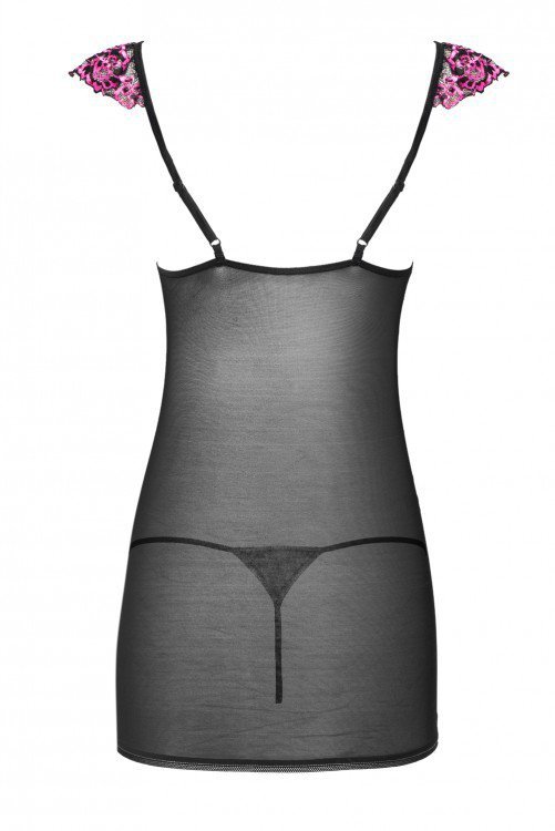 Zmysłowa Koszulka Damska Kinge LC 99187 Love Potion Black Czarny Collection LivCo Corsetti Fashion rozmiar - S/M