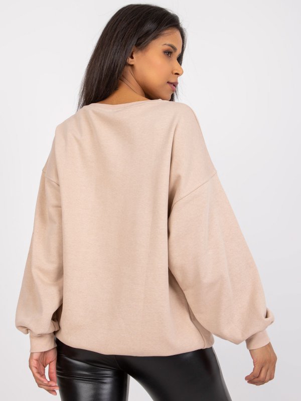 Bluza-EM-BL-U536/2.00-beżowy rozmiar - ONE SIZE