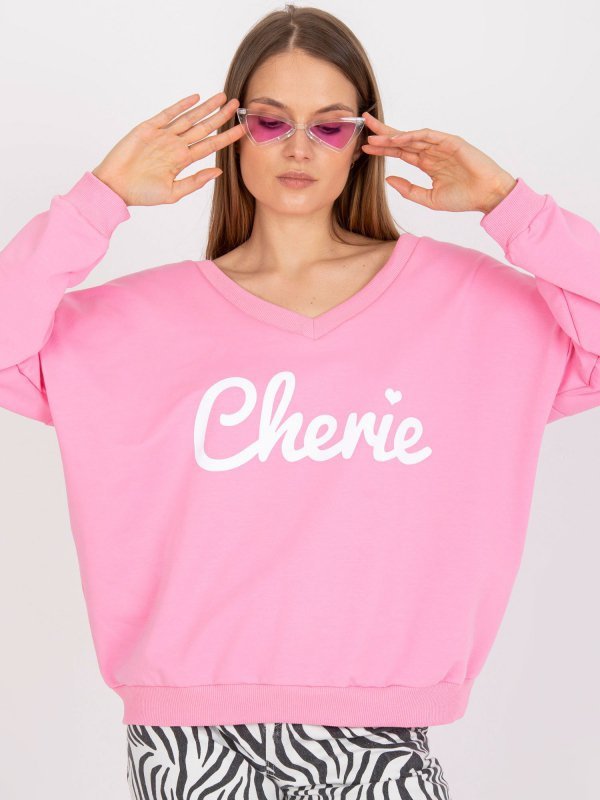 Bluza-FA-BL-7754.55P-różowy rozmiar - ONE SIZE