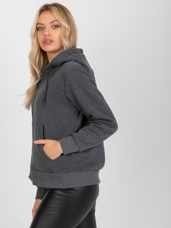 Bluza-CT-BL-F-621087.65P-ciemny szary rozmiar - S/M
