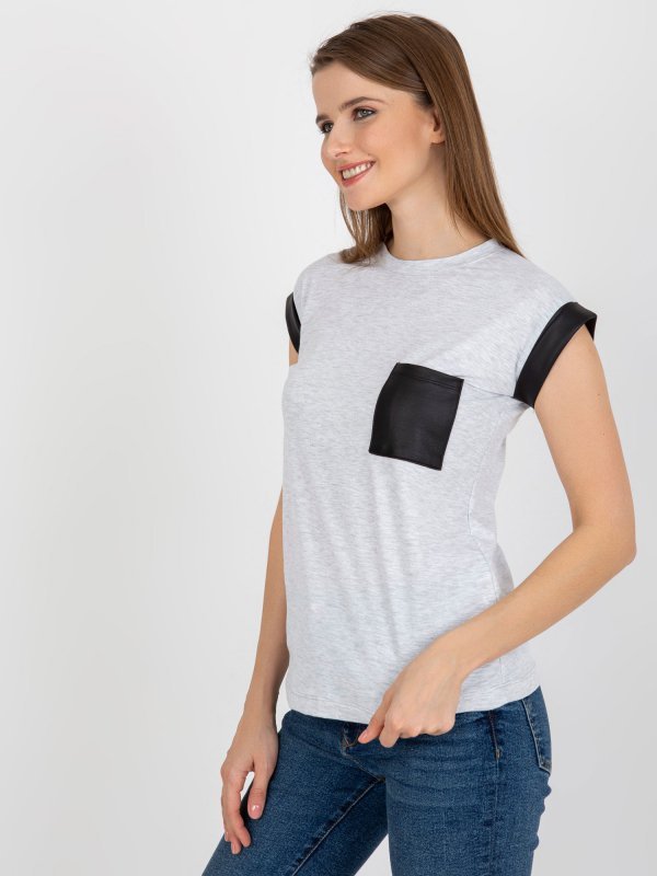T-shirt-FA-TS-8423.18P-jasny szary rozmiar - ONE SIZE