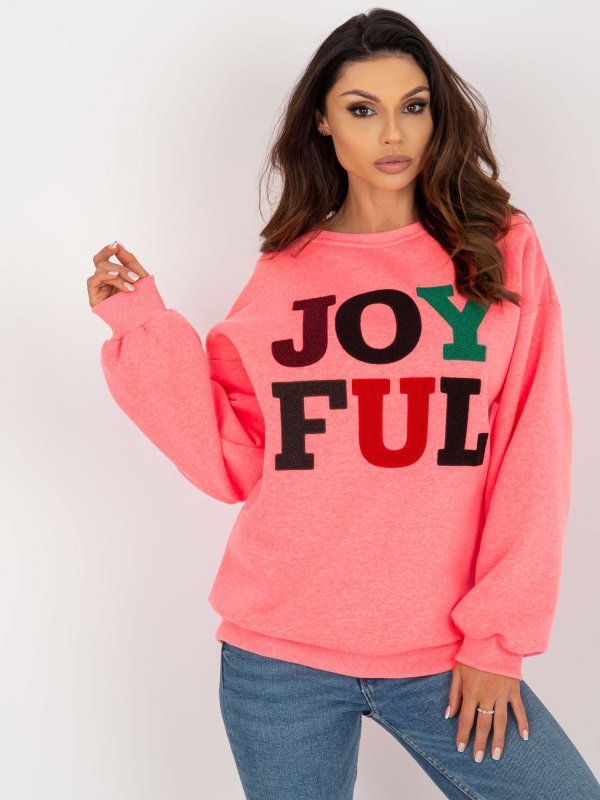 Bluza-EM-BL-617-5.00X-fluo różowy rozmiar - ONE SIZE