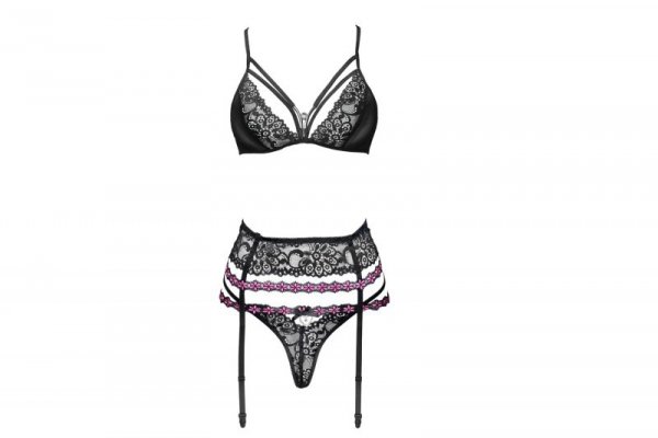 Zmysłowy komplet Snehana LC 90443 Nisean Collection rozmiar - S/M