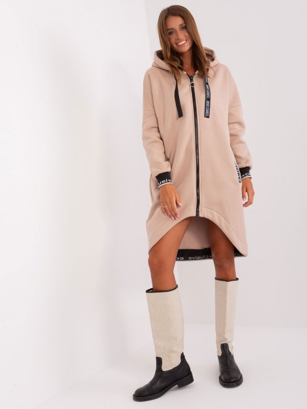 Bluza-RV-BL-6832-2.00P-beżowy rozmiar - L/XL