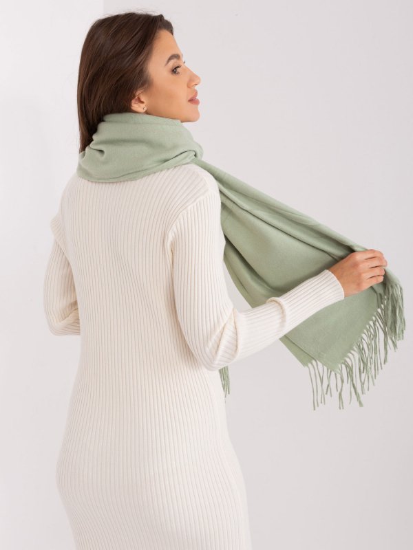 Szalik-AT-SZ-23185.90P-pistacjowy rozmiar - ONE SIZE