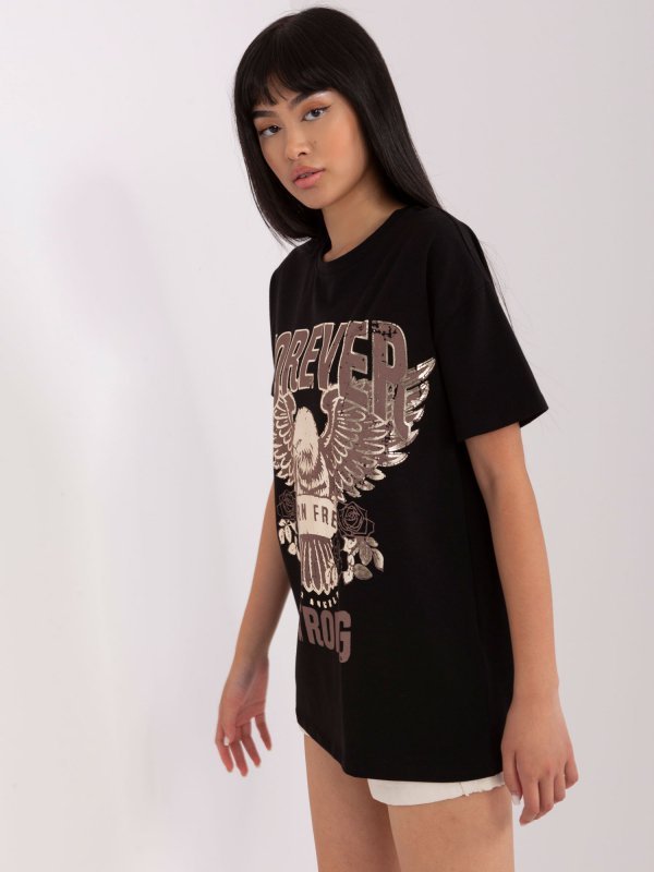 T-shirt-TW-TS-OB057.50-czarny rozmiar - XL
