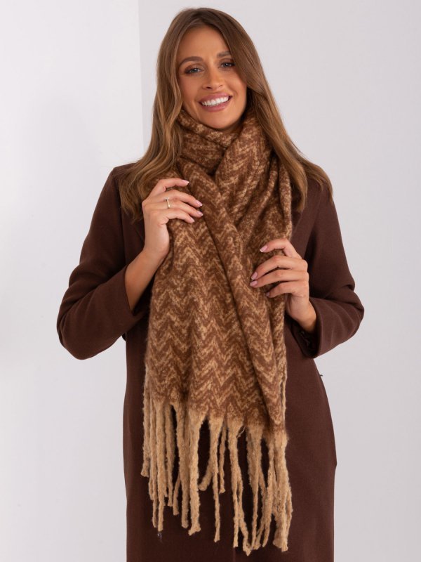 Szalik-AT-SZ-23125.75-camelowy rozmiar - ONE SIZE