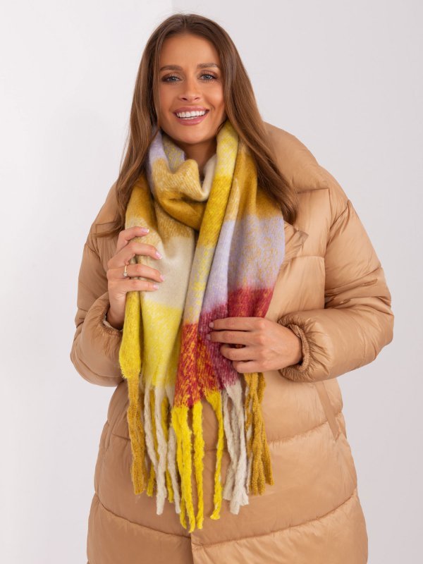 Szalik-AT-SZ-2311501.90-żółty rozmiar - ONE SIZE