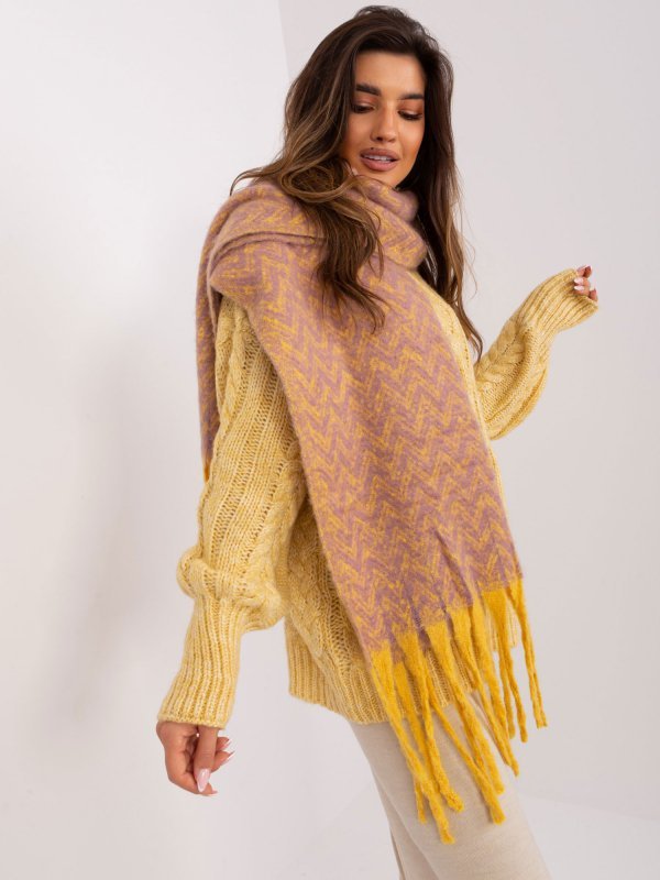 Szalik-AT-SZ-23125.75-ciemny różowy rozmiar - ONE SIZE