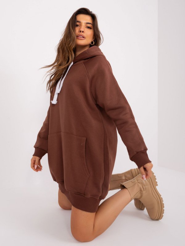 Bluza-EM-BL-704.99P-brązowy rozmiar - ONE SIZE