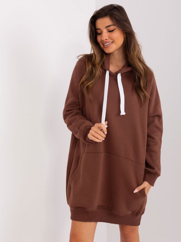 Bluza-EM-BL-704.99P-brązowy rozmiar - ONE SIZE