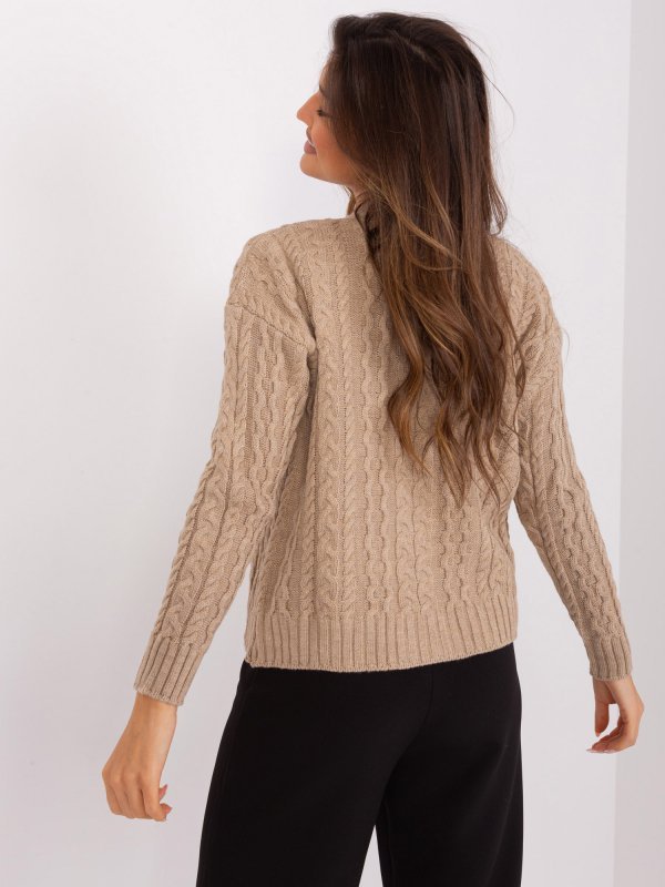 Komplet-BA-KMPL-8018.88P-ciemny bezowy rozmiar - ONE SIZE