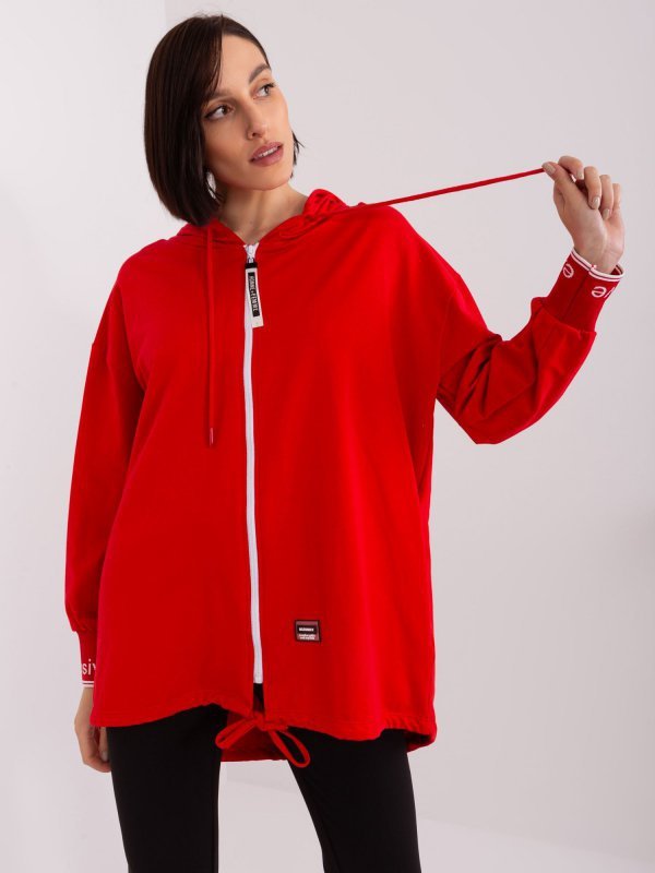 Bluza-RV-BL-9096.43P-czerwony rozmiar - L/XL
