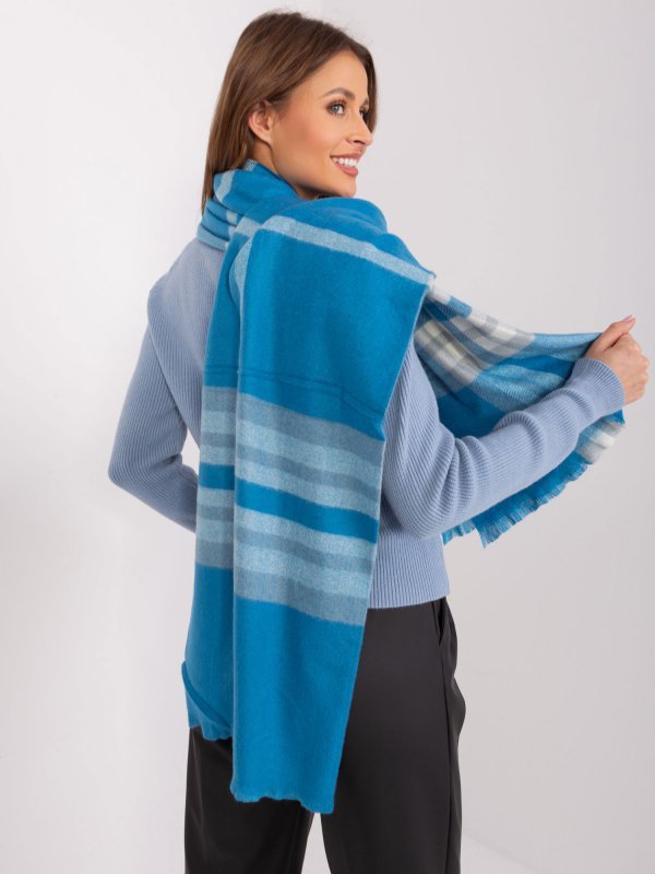 Szalik-AT-SZ-23125-1.26-szaro-niebieski rozmiar - ONE SIZE