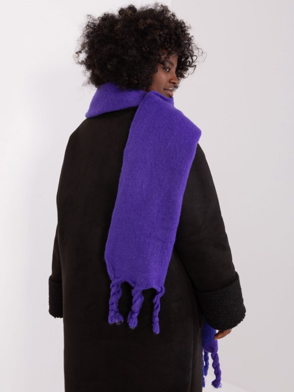 Szalik-AT-SZ-2313502.94P-ciemny fioletowy rozmiar - ONE SIZE