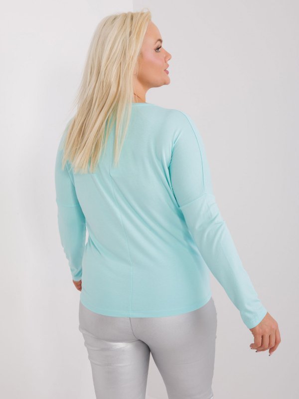 Bluzka-RV-BZ-7302.23-mietowy rozmiar - ONE SIZE