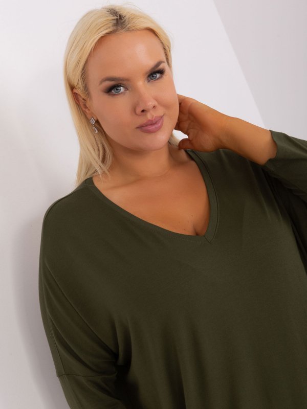 Bluzka-RV-BZ-5745.18-khaki rozmiar - ONE SIZE