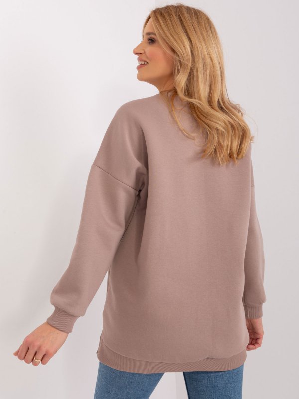 Bluza-RV-BL-8261.51-ciemny bezowy rozmiar - ONE SIZE