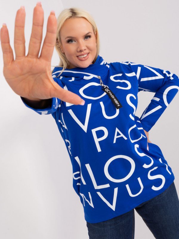 Bluza-RV-BL-5056-1.95-kobaltowy rozmiar - ONE SIZE
