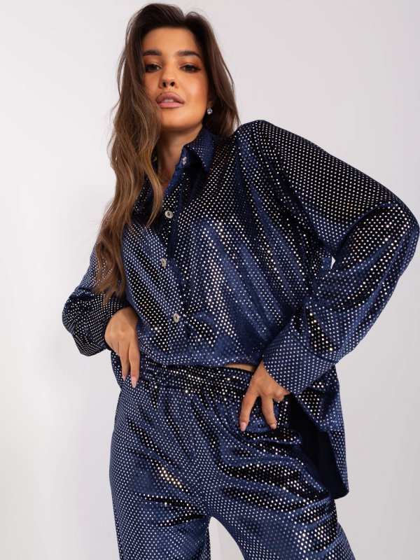 Komplet-LK-KMPL-509498.08-granatowy rozmiar - L/XL