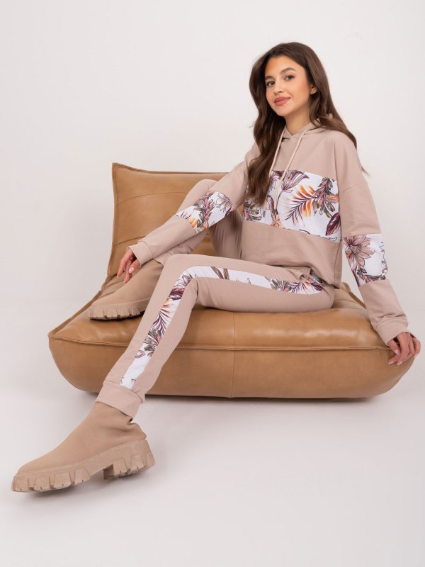 Komplet-RV-KMPL-8659.02-beżowy rozmiar - L/XL