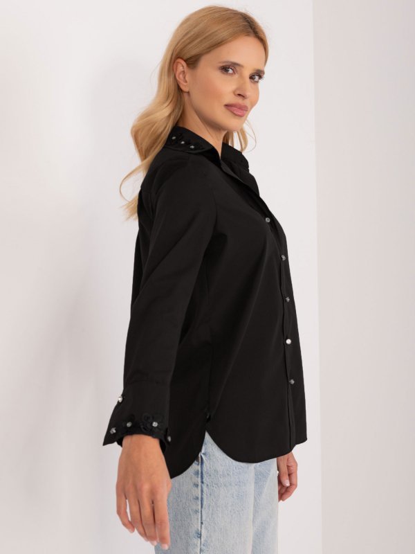 Koszula-LK-KS-509574.71-czarny rozmiar - S/M