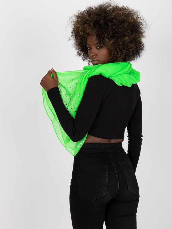 Chustka-AT-CH-LA12813-fluo zielony rozmiar - ONE SIZE