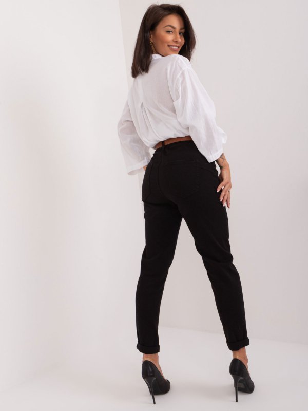 Spodnie jeans-PM-SP-J1285-2.11-czarny rozmiar - XS