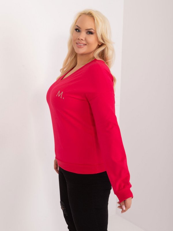 Bluzka-RV-BZ-9233.24-czerwony rozmiar - ONE SIZE