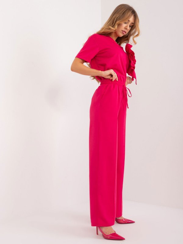 Spodnie-LK-SP-509586.39-fuksjowy rozmiar - S/M