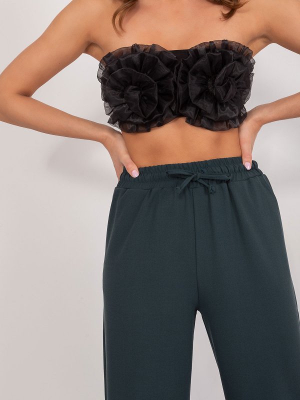 Spodnie-LK-SP-509616.54-ciemny zielony rozmiar - L/XL