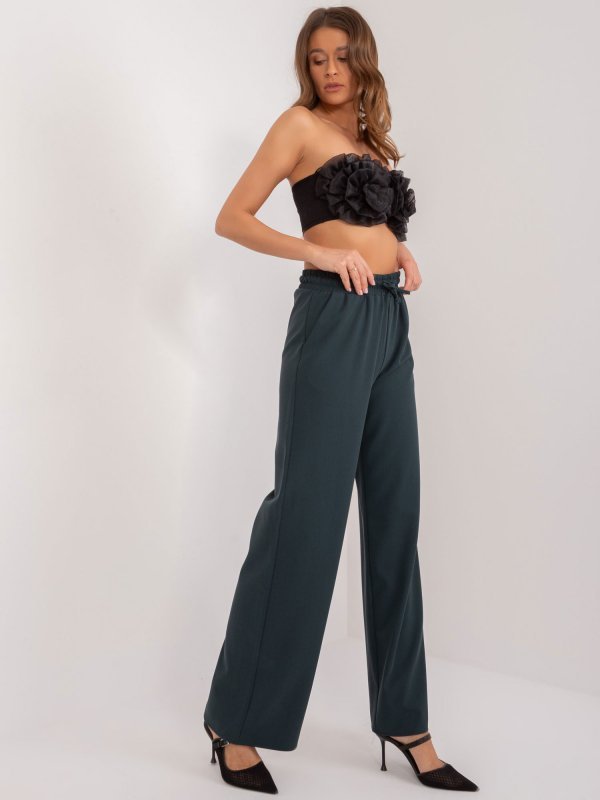 Spodnie-LK-SP-509616.54-ciemny zielony rozmiar - L/XL