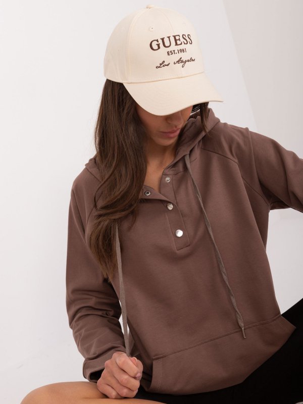 Bluza-RV-BL-8269.27-brązowy rozmiar - ONE SIZE
