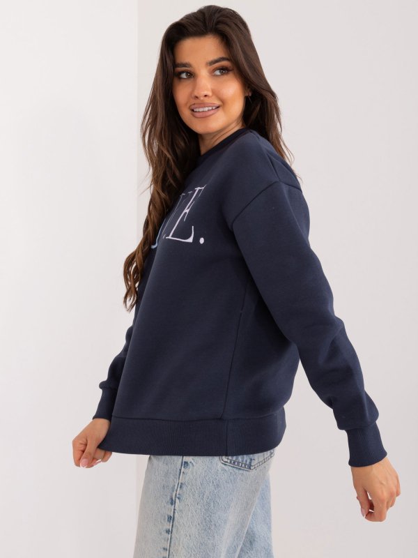 Bluza-D10606BA02565C-granatowy rozmiar - XS