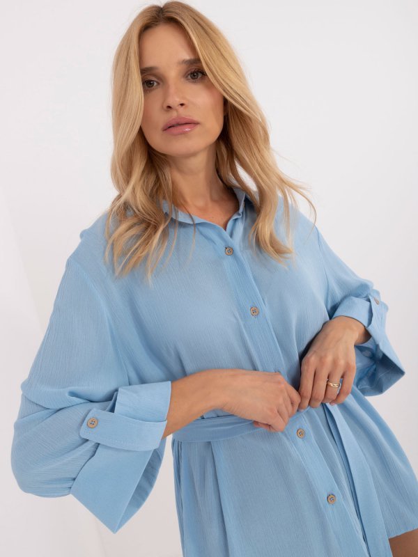Koszula-LK-KS-509698.79-niebieski rozmiar - L/XL