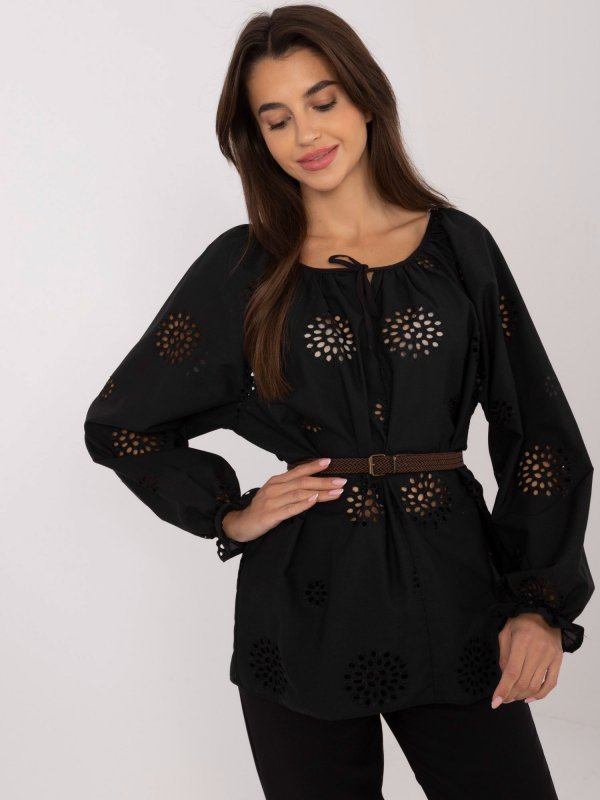 Bluzka-LK-BZ-509747.80-czarny rozmiar - S/M