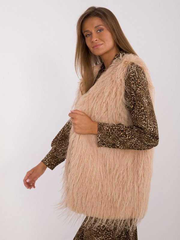 Kamizelka-AT-KZ-2349-1.49-camelowy rozmiar - M/L