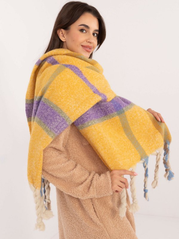 Szalik-AT-SZ-2315.33-ciemny żółty rozmiar - ONE SIZE