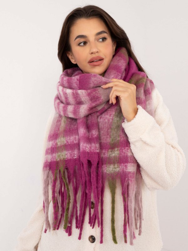Szalik-AT-SZ-231301.21-jasny fioletowy rozmiar - ONE SIZE
