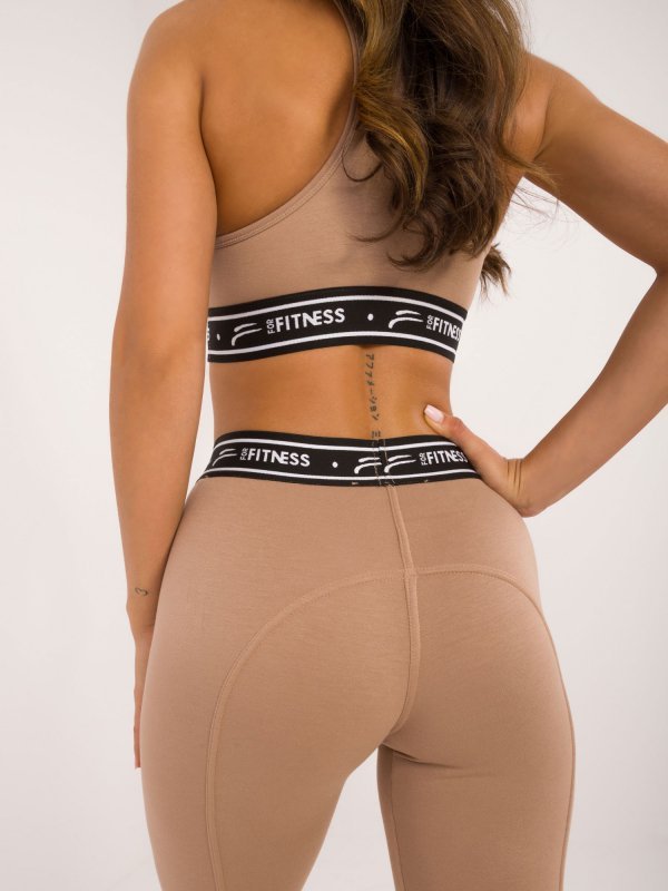Leginsy-FF-LG-509765.88-ciemny bezowy rozmiar - S
