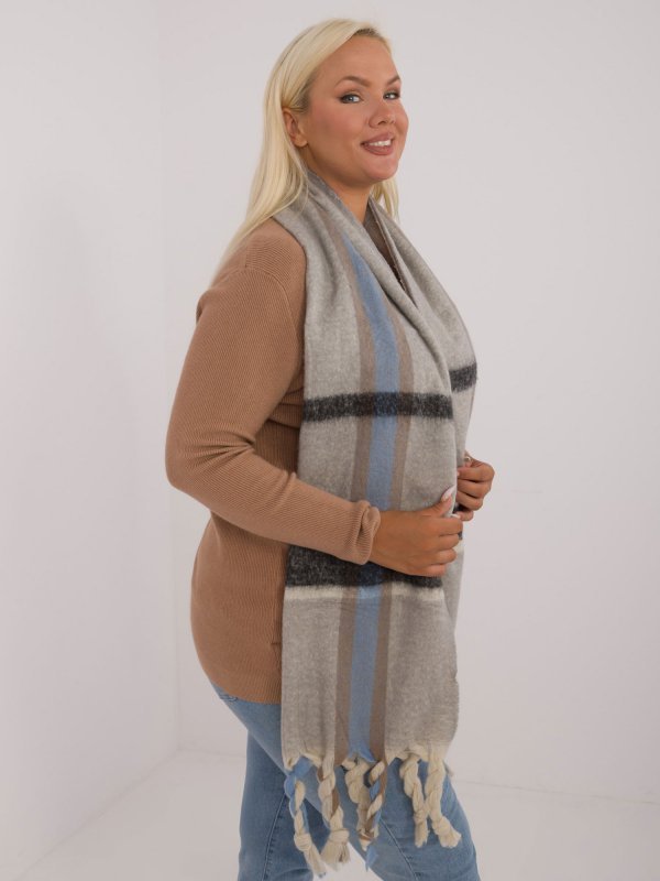 Szalik-AT-SZ-2315.33-szary rozmiar - ONE SIZE