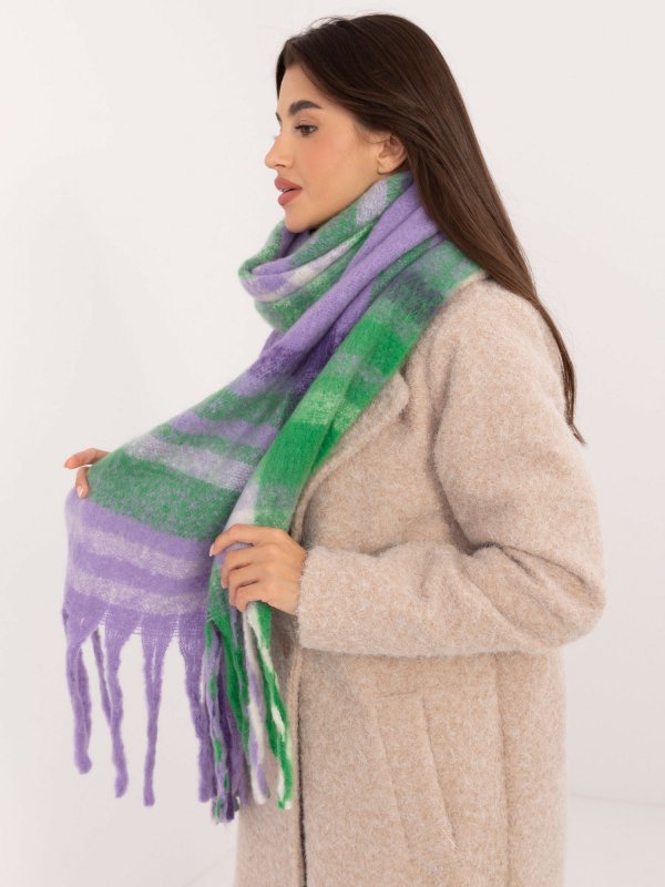 Szalik-AT-SZ-231301.21-fioletowy rozmiar - ONE SIZE