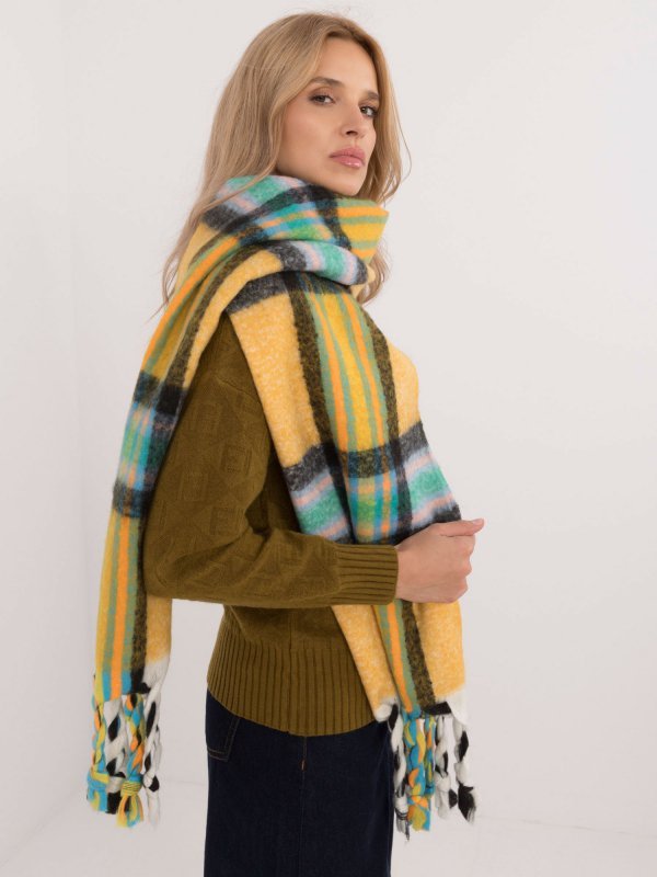 Szalik-AT-SZ-231501.49-ciemny żółty rozmiar - ONE SIZE
